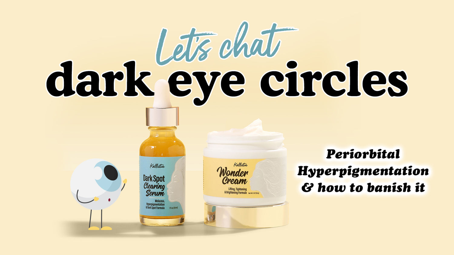 Let’s chat dark eye circles