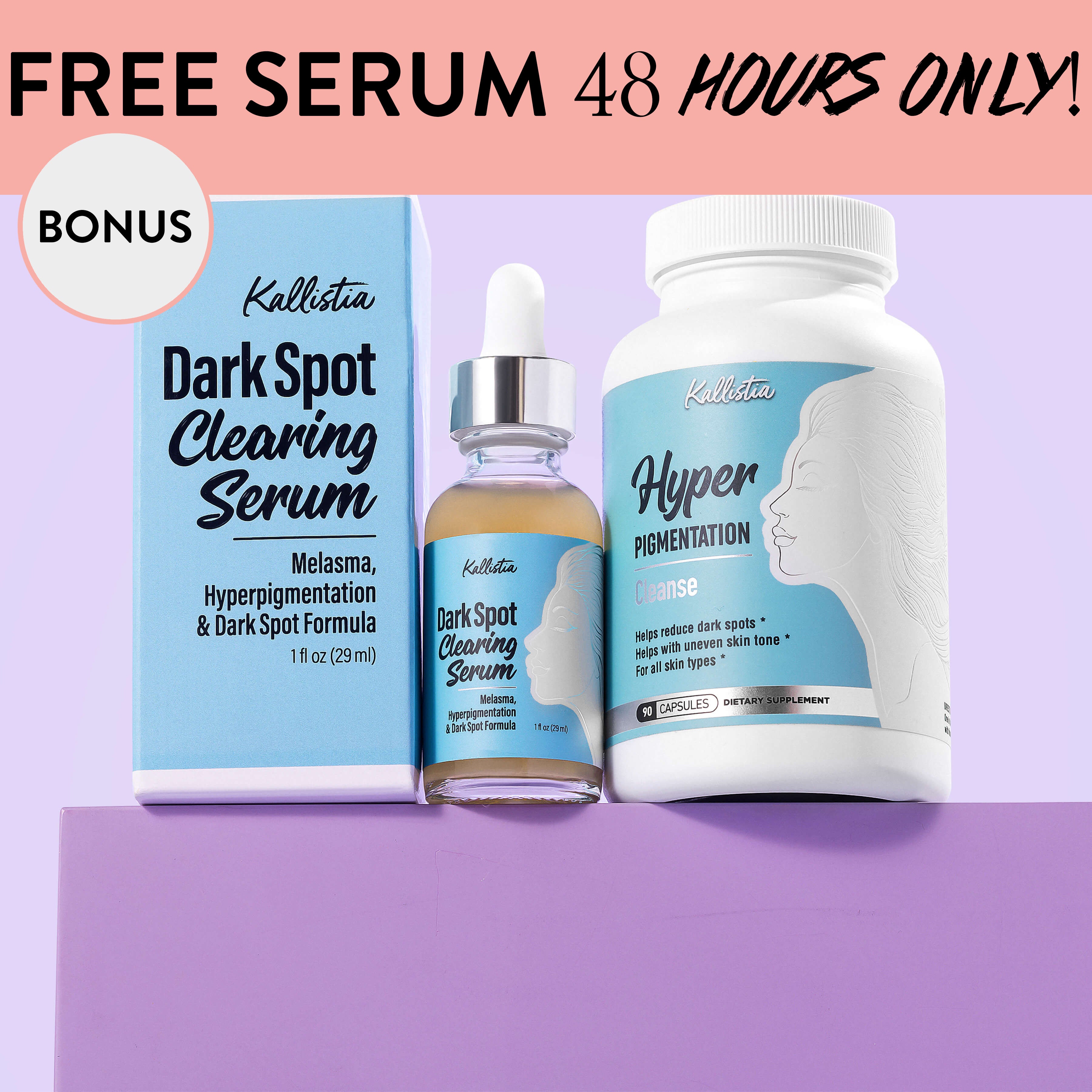 Hyperpigmentation Cleanse + Free Dark Spot Serum Kit!