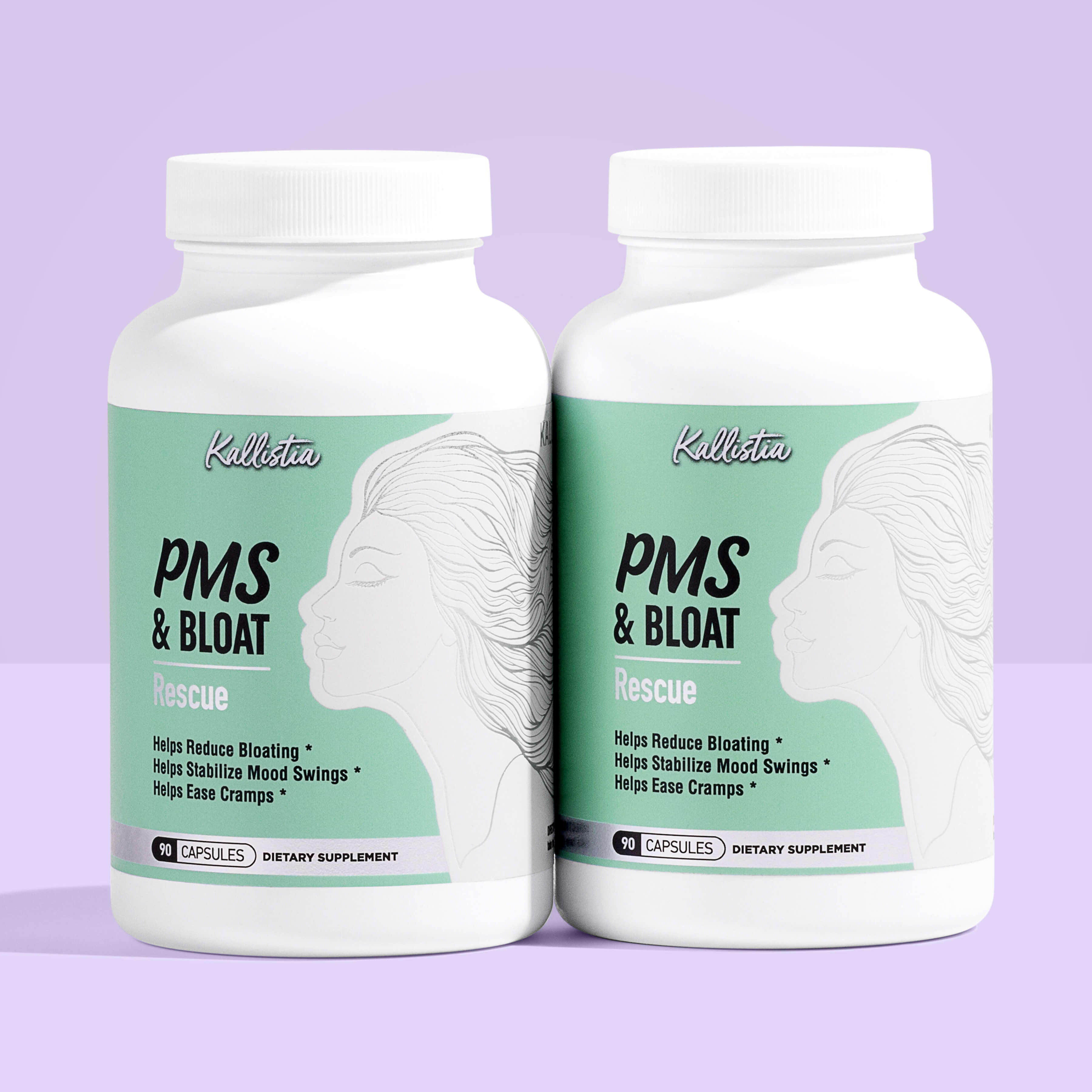 PMS と膨満感を軽減するカプセル