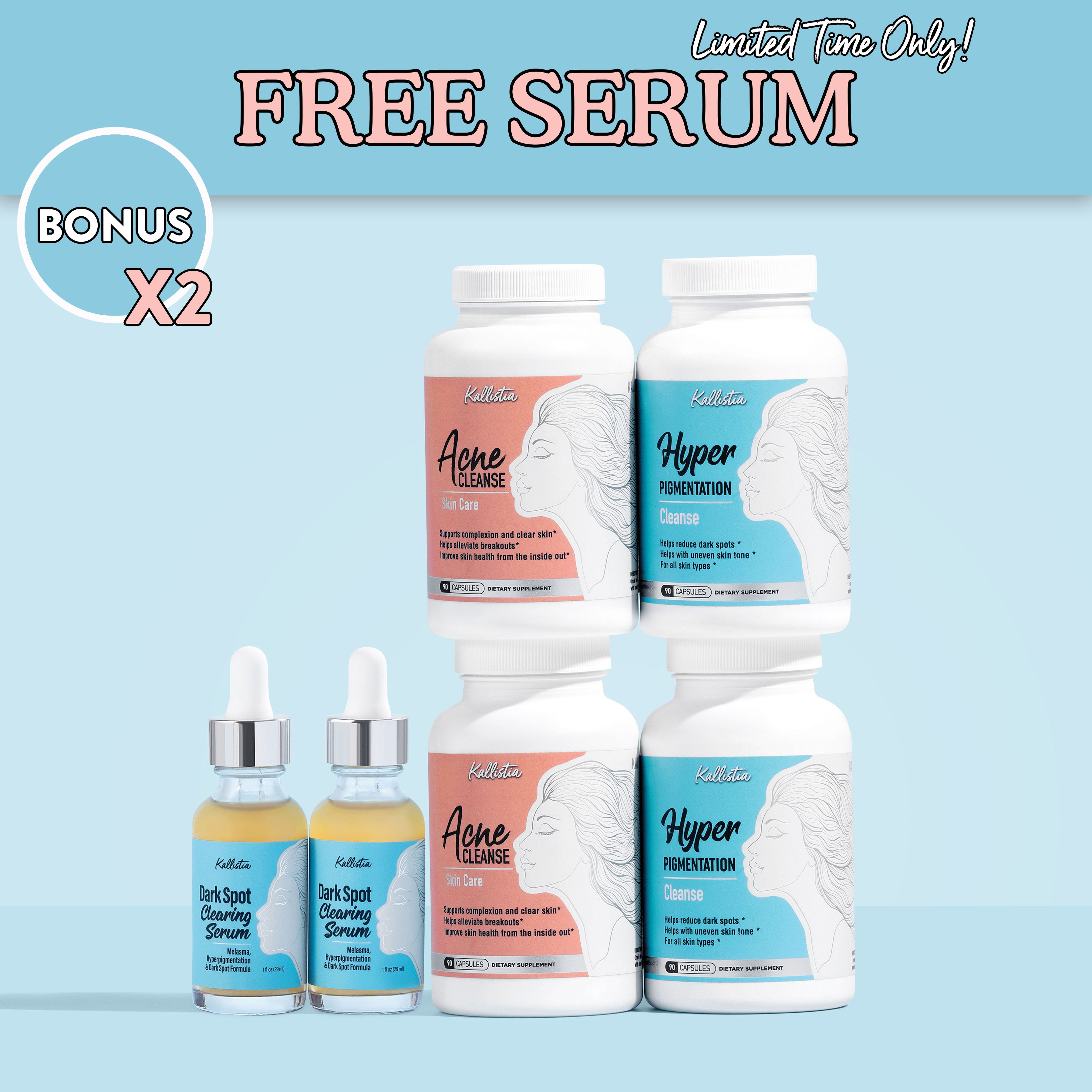 Clear Complexion Kit + Free Serum OFFER