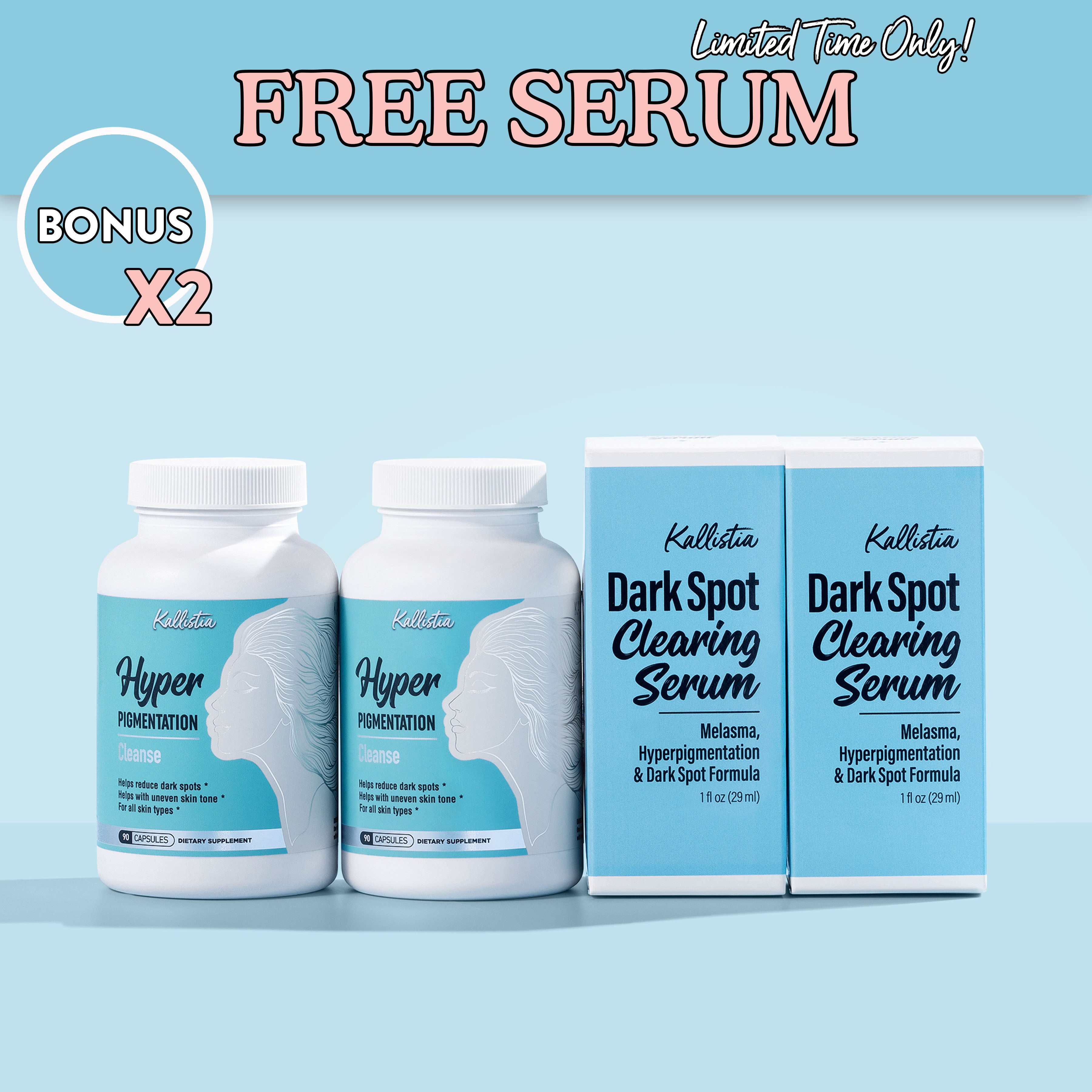 Hyperpigmentation Cleanse + Free Dark Spot Serum Kit!